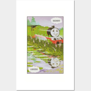 Henry the Green Engine Vintage Card Posters and Art